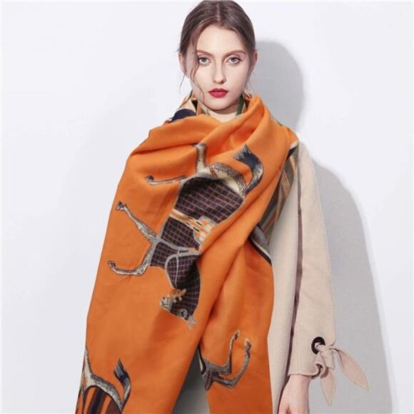 Women Pashmina Silky Shawl Wrap for Evening Dressing - Picture 6 of 8